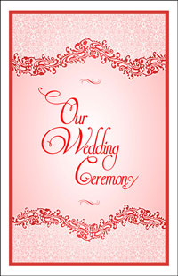Wedding Program Cover Template 4F - Graphic 7
